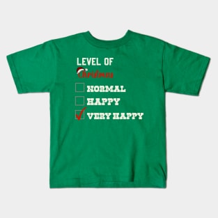 Level of Christmas Kids T-Shirt